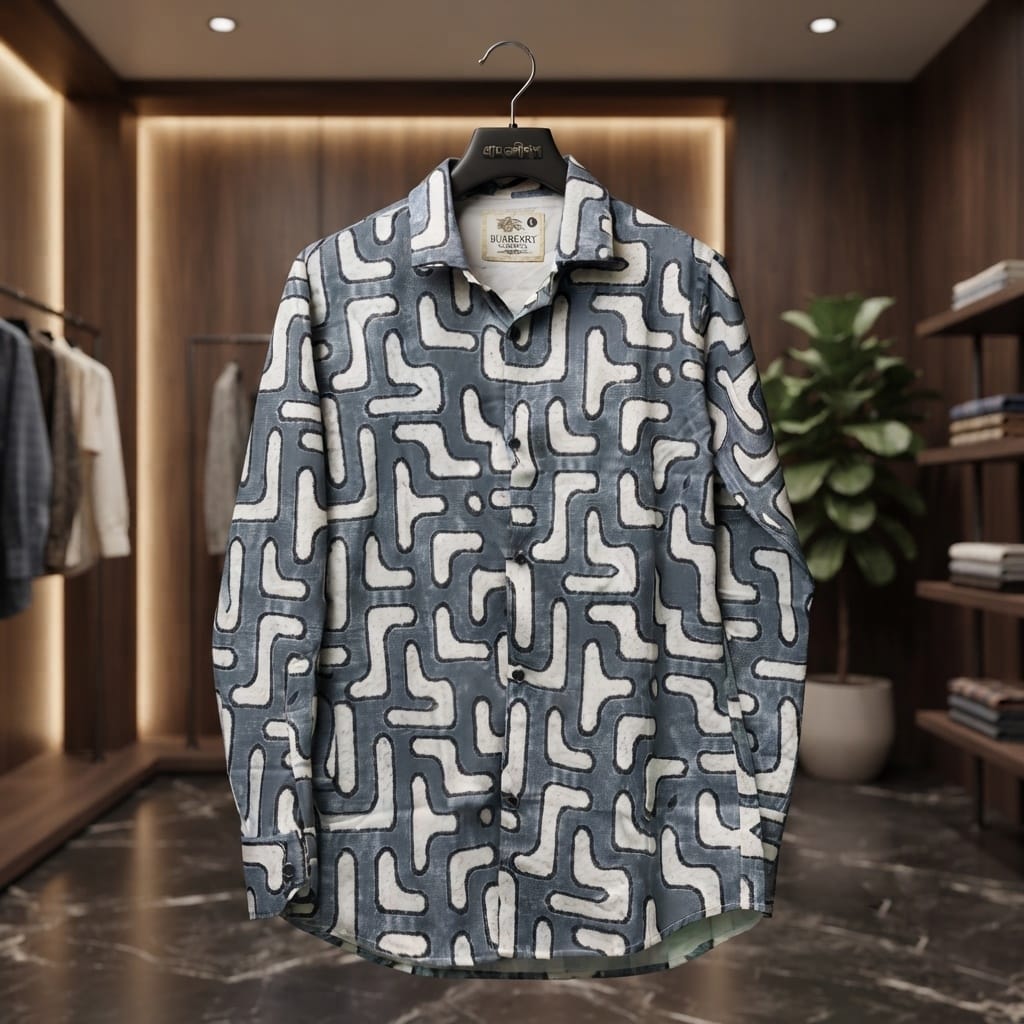 Premium Printed Full Sleeve Casual Shirt