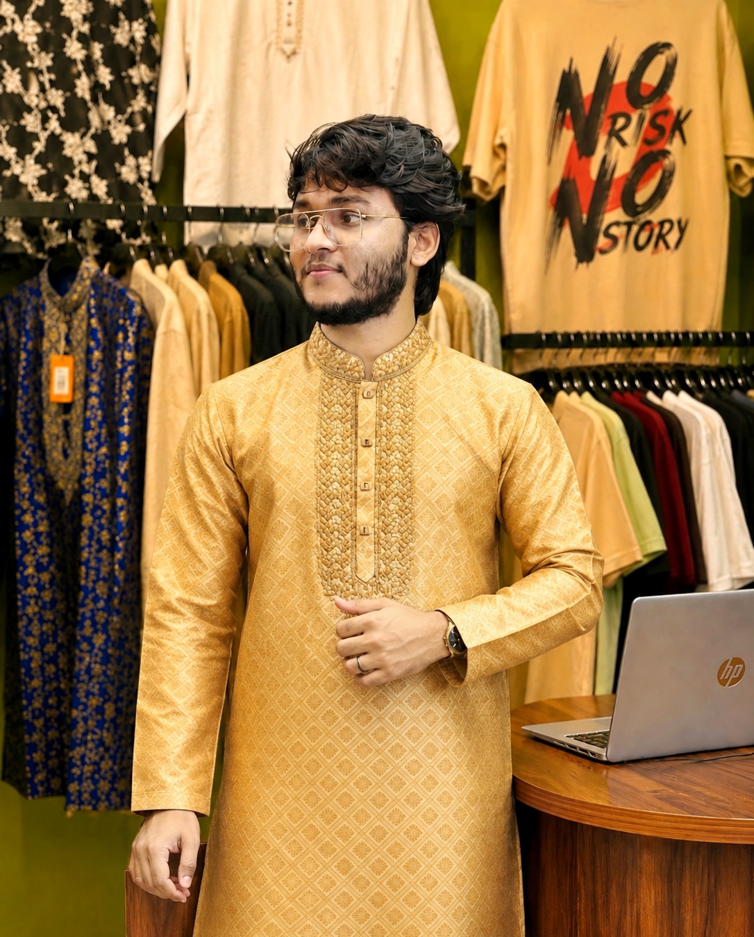 মেনস প্রিমিয়াম কটন পাঞ্জাবি – ঈদ ও উৎসব কালেকশন