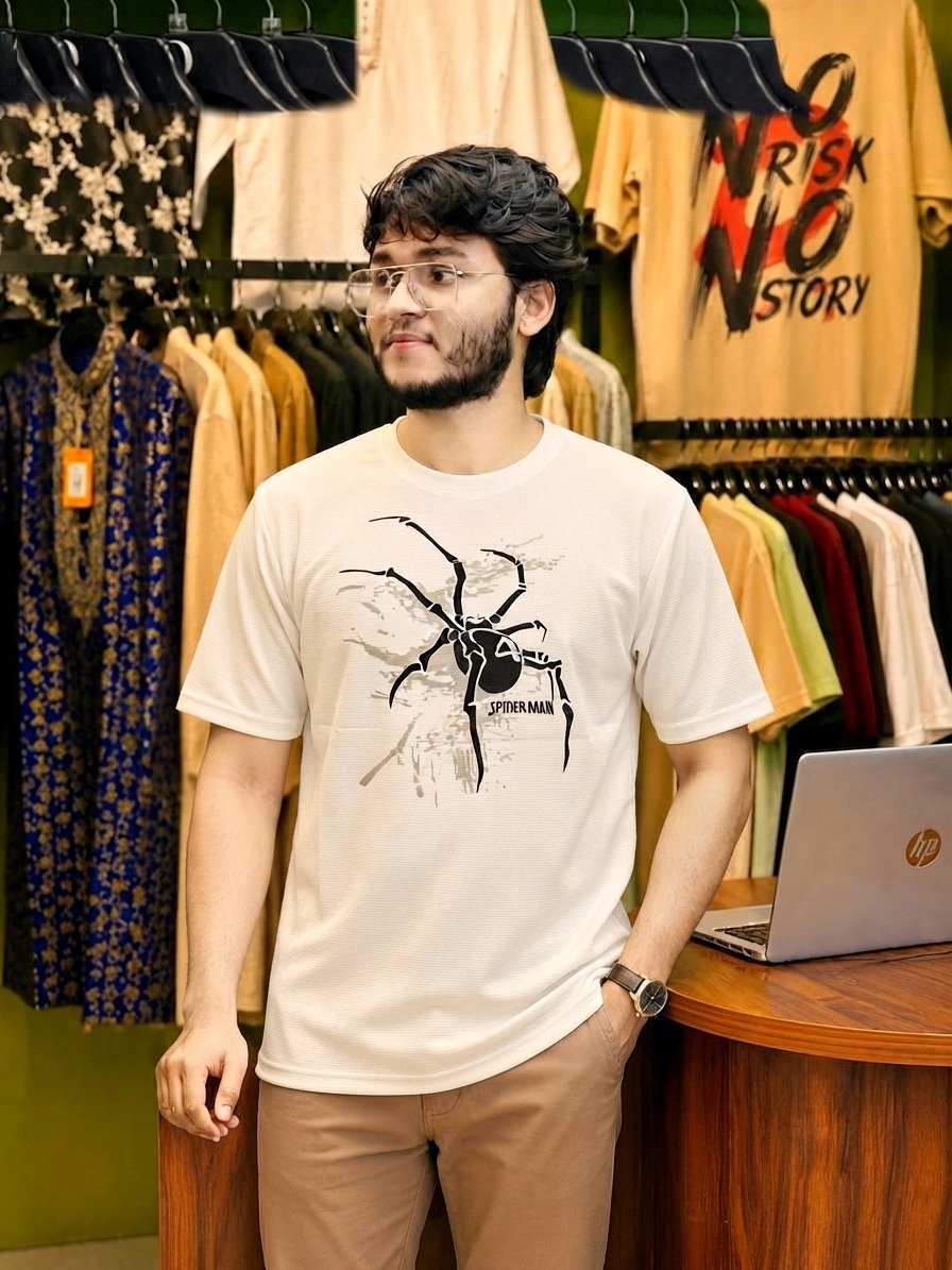 Drop shoulder t shirt