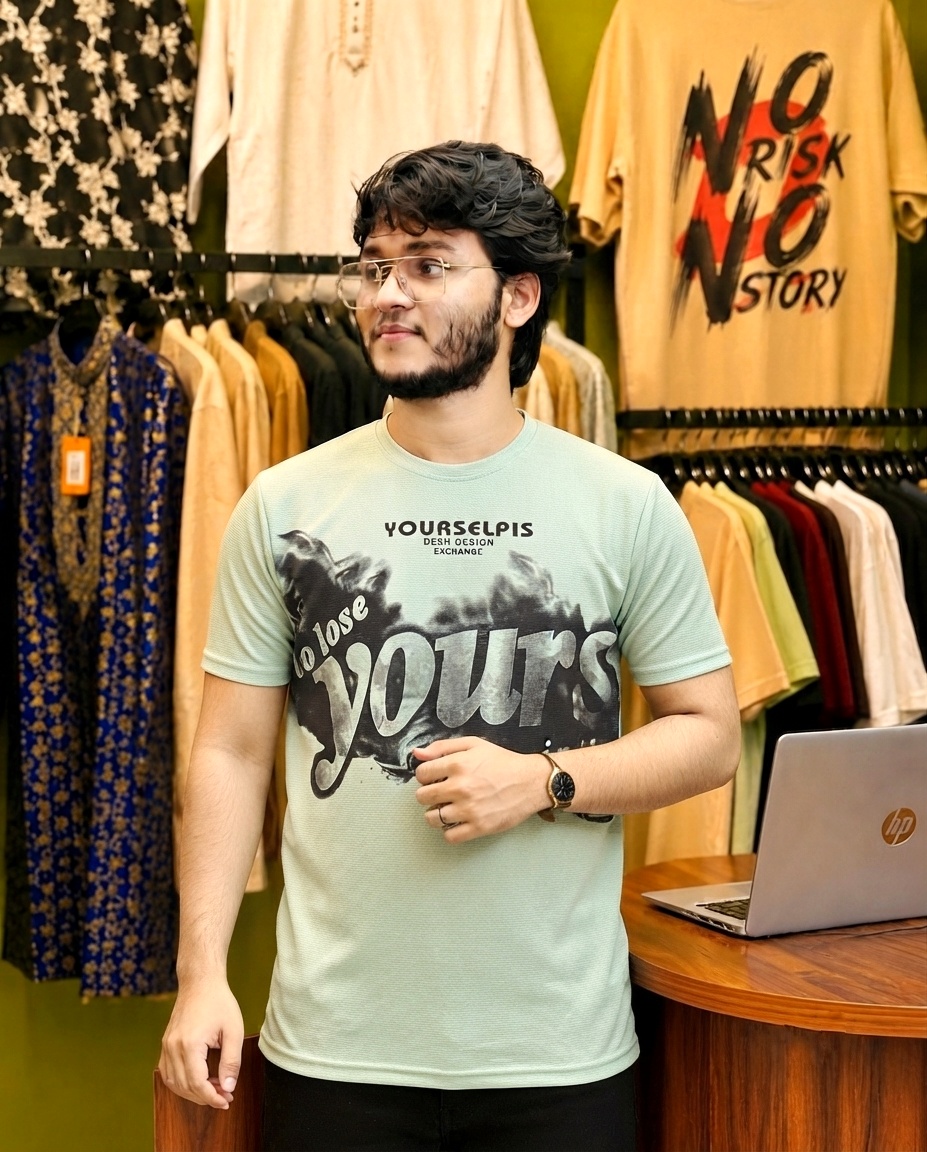 Drop shoulder t shirt